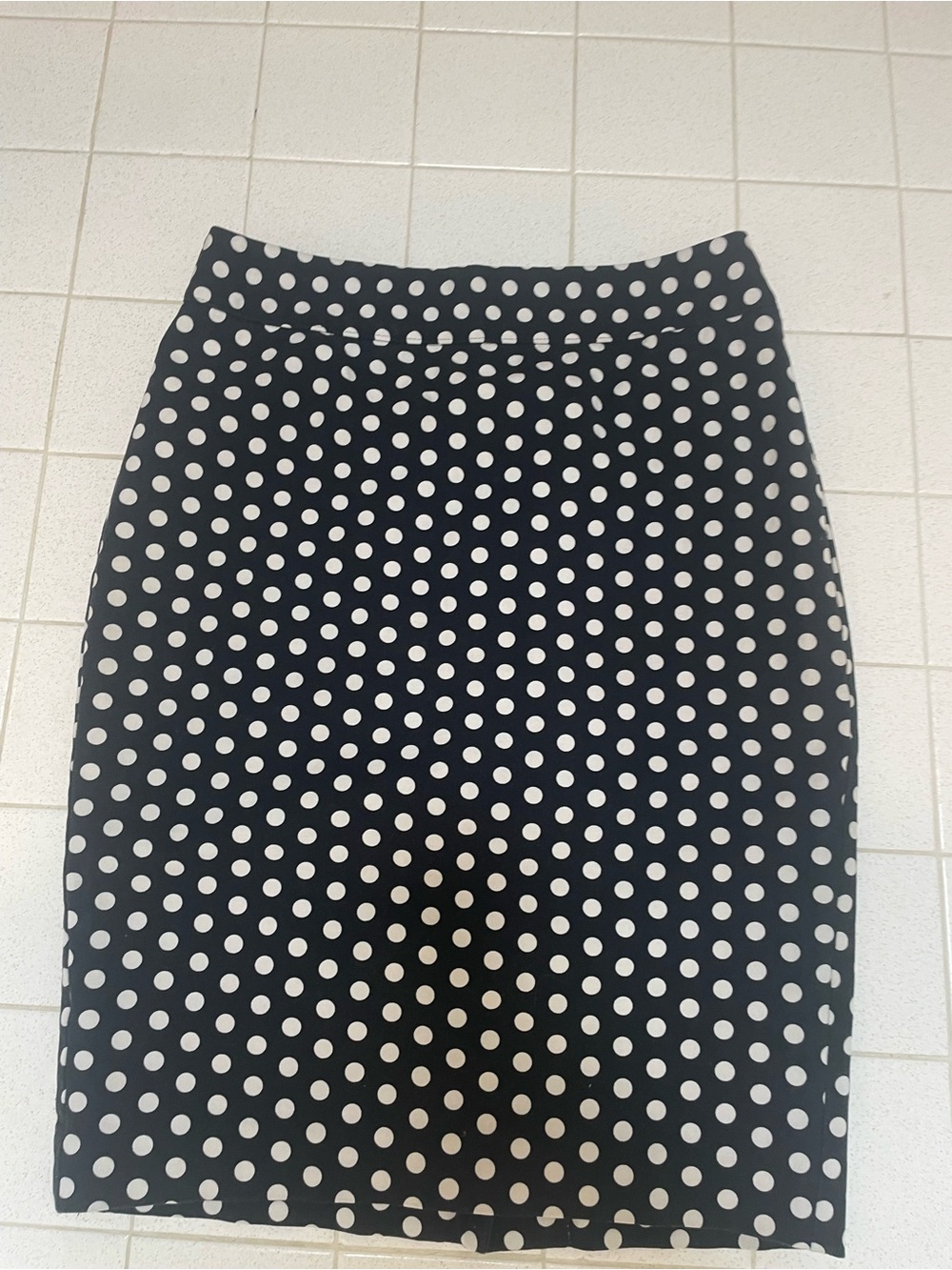 Loft Polka Dot Pencil Skirt